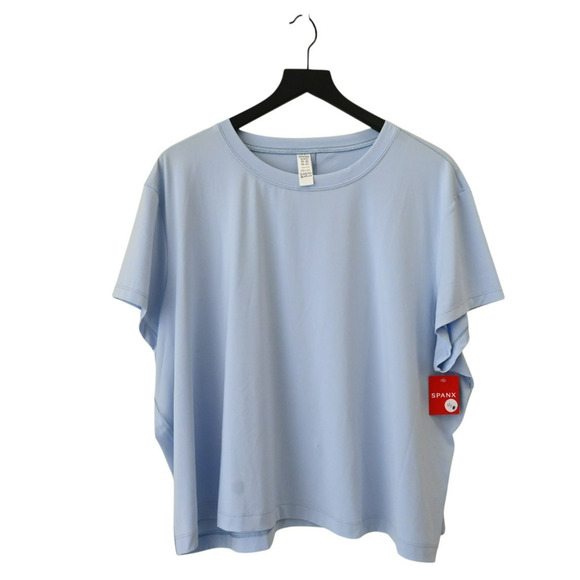 Spanx Oxford Butter Short Sleeve Tee Size 3X 50648R - Picture 1 of 8